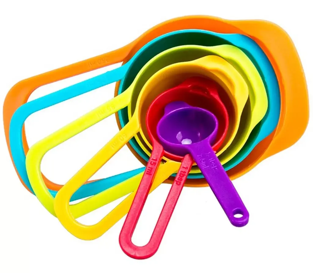 Tazas medidoras multicolor
