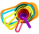Tazas medidoras multicolor