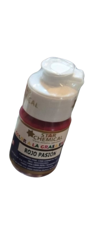 Colorante en gel a la grasa Rojo Pasion Star Chemical