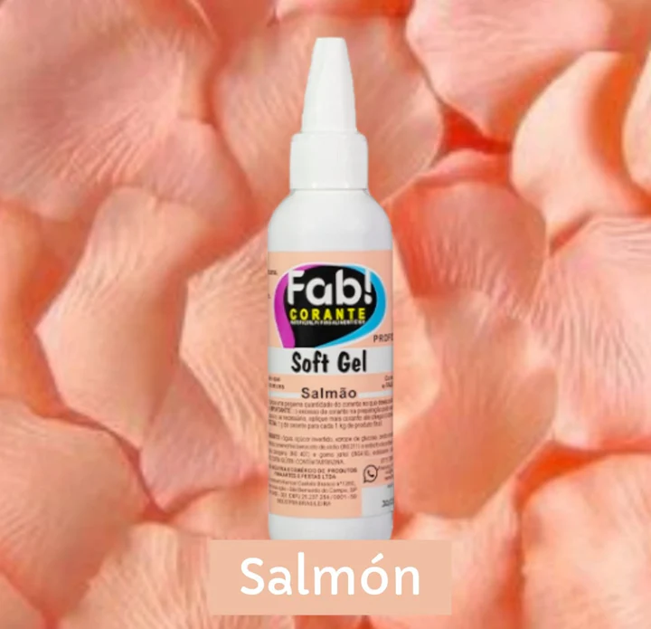 Colorante en gel Salmon Fab