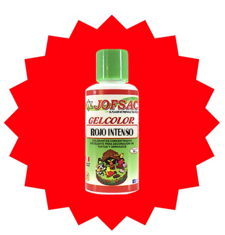 Colorante Rojo Intenso Jofsac