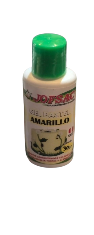 Colorante Gel Pastel Amarillo Jofsac