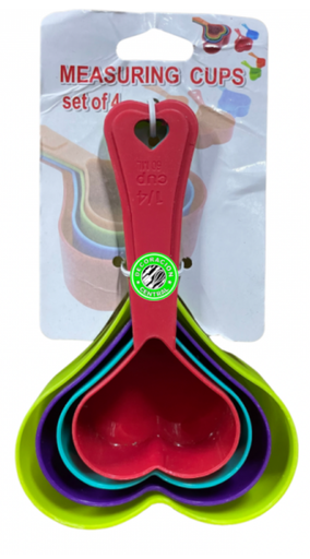 Cucharas medidoras corazón 