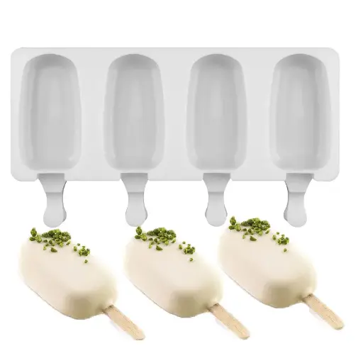 Molde de helado paleta x4