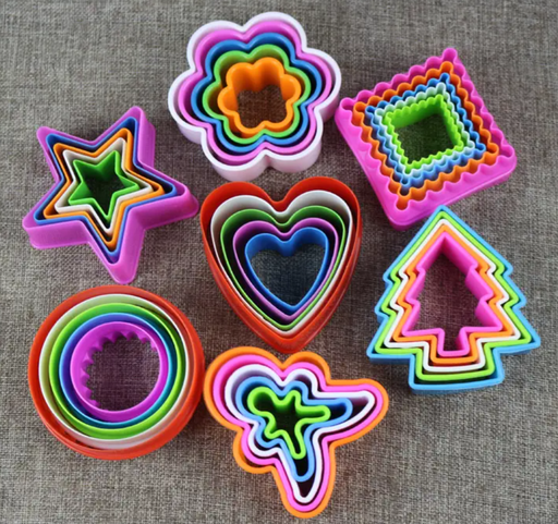 Cortadores de galleta de plástico