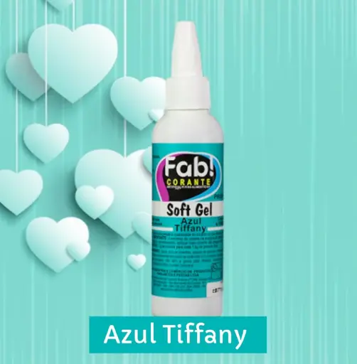 Colorante en gel Azul Tifany Fab