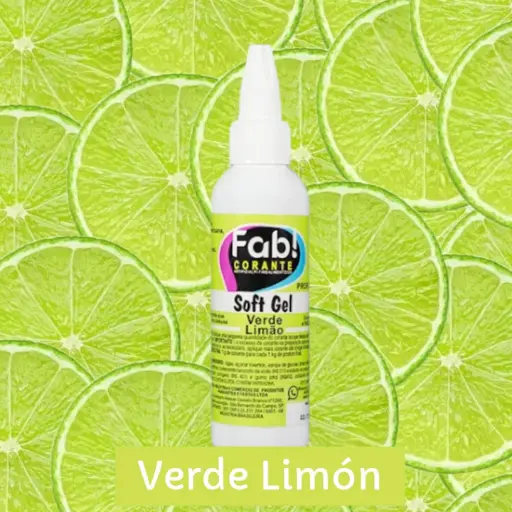Colorante en gel Verde Limón Candy Fab