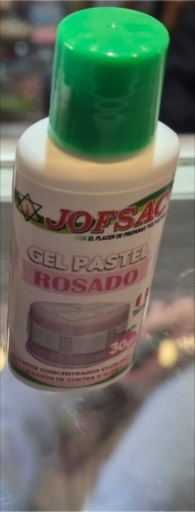 Colorante Gel Pastel Rosado Jofsac